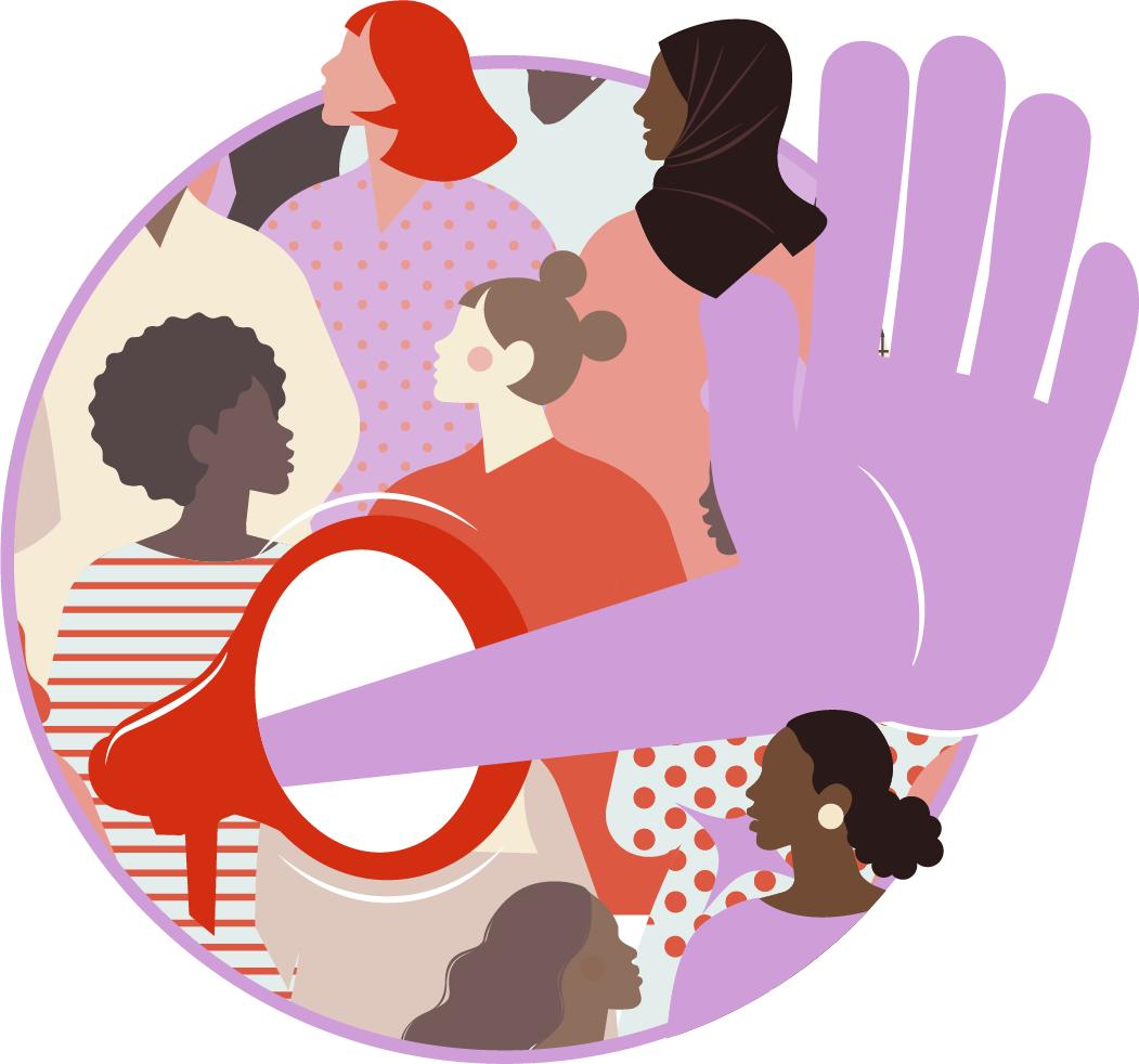 Logo geweld op vrouwen