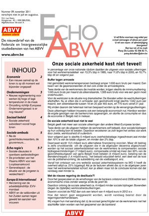 Echo ABVV nr 9 - 2011