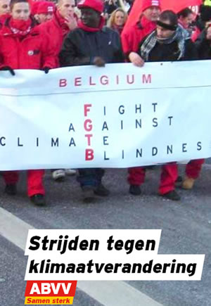 Vakbond ABVV | Folder Strijden tegen klimaatverandering