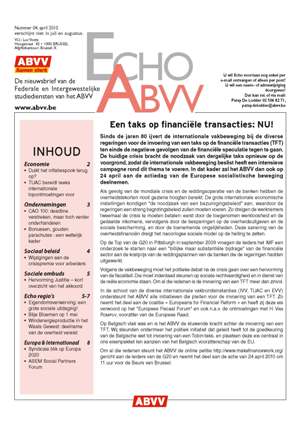 Echo ABVV nr. 4 - 2010