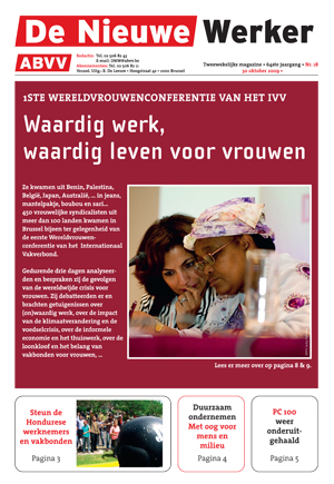 Vakbond ABVV | De Nieuwe Werker nr. 18