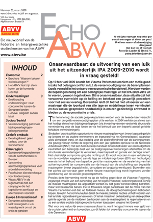 Echo ABVV nr. 3 - 2009