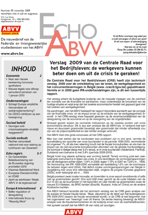 Echo ABVV nr. 9 - 2009