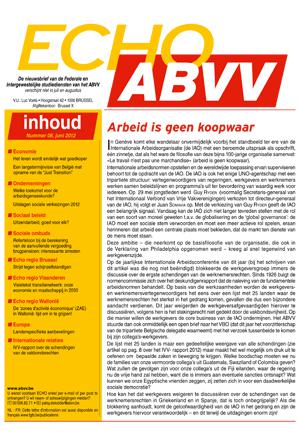 Echo ABVV nr 6 - 2012 Echo ABVV nr 6 - 2012