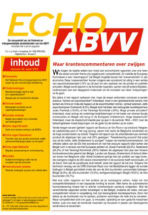 Echo ABVV nr 3- 2012 Echo ABVV nr 3- 2012