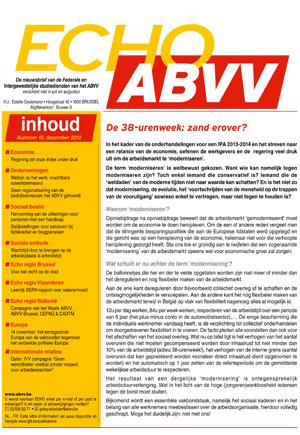 Echo ABVV nr 10 - 2012 Echo ABVV nr 10 - 2012