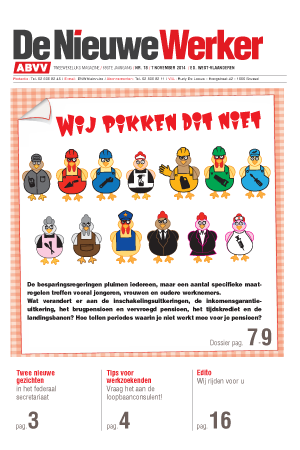 Vakbond ABVV | DNW nr. 18 - 2014 Vakbond ABVV | DNW nr. 18 - 2014
