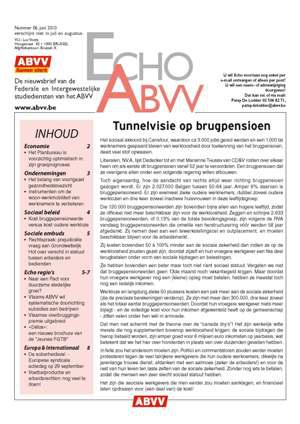 Echo ABVV nr. 6 - 2010 Echo ABVV nr. 6 - 2010
