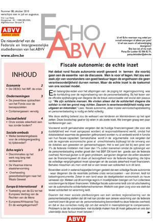 Echo ABVV nr 08 2010 Echo ABVV nr 08 2010