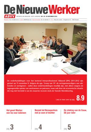 Vakbond ABVV | De Nieuwe Werker nr. 20 Vakbond ABVV | De Nieuwe Werker nr. 20