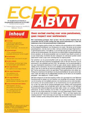 Echo ABVV nr. 6 - 2015 Echo ABVV nr. 6 - 2015