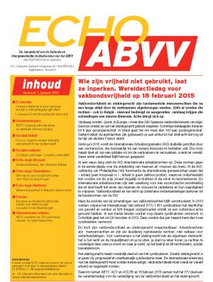 Echo ABVV nr. 1 - 2015 Echo ABVV nr. 1 - 2015