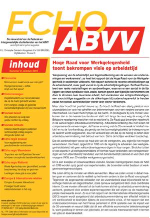 Echo ABVV nr. 7 - 2015 Echo ABVV nr. 7 - 2015