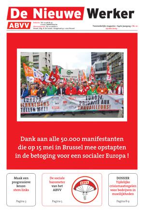 Vakbond ABVV | De Nieuwe Werker nr. 10 Vakbond ABVV | De Nieuwe Werker nr. 10