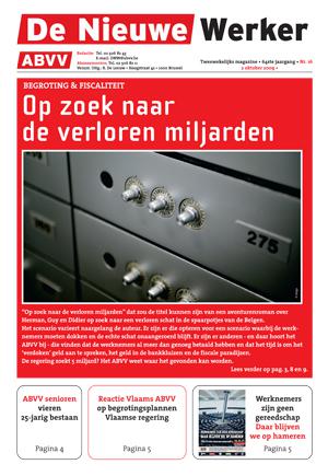 Vakbond ABVV | De Nieuwe Werker nr. 16 Vakbond ABVV | De Nieuwe Werker nr. 16