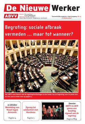Vakbond ABVV | De Nieuwe Werker nr. 17 Vakbond ABVV | De Nieuwe Werker nr. 17