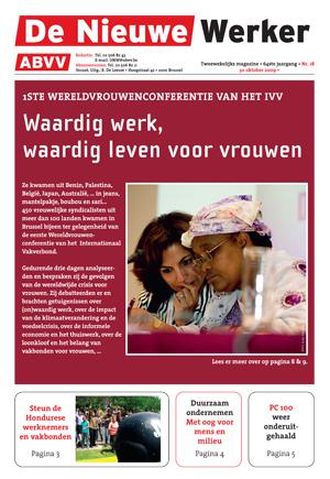 Vakbond ABVV | De Nieuwe Werker nr. 18 Vakbond ABVV | De Nieuwe Werker nr. 18