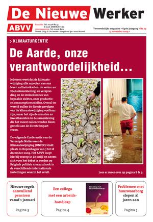 Vakbond ABVV | De Nieuwe Werker nr. 19 Vakbond ABVV | De Nieuwe Werker nr. 19