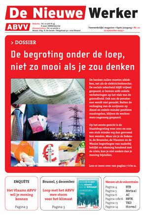 Vakbond ABVV | De Nieuwe Werker nr. 20 Vakbond ABVV | De Nieuwe Werker nr. 20