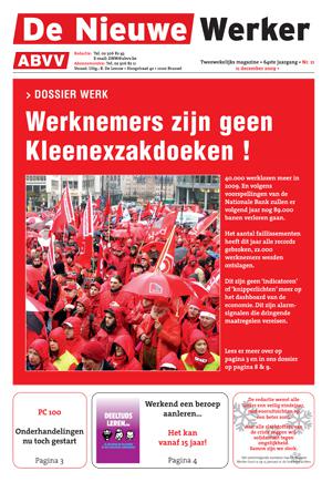 Vakbond ABVV | De Nieuwe Werker nr. 21 Vakbond ABVV | De Nieuwe Werker nr. 21