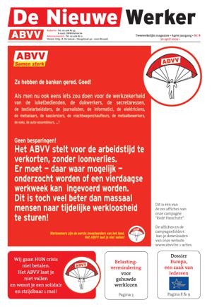 Vakbond ABVV | De Nieuwe Werker nr. 8 Vakbond ABVV | De Nieuwe Werker nr. 8